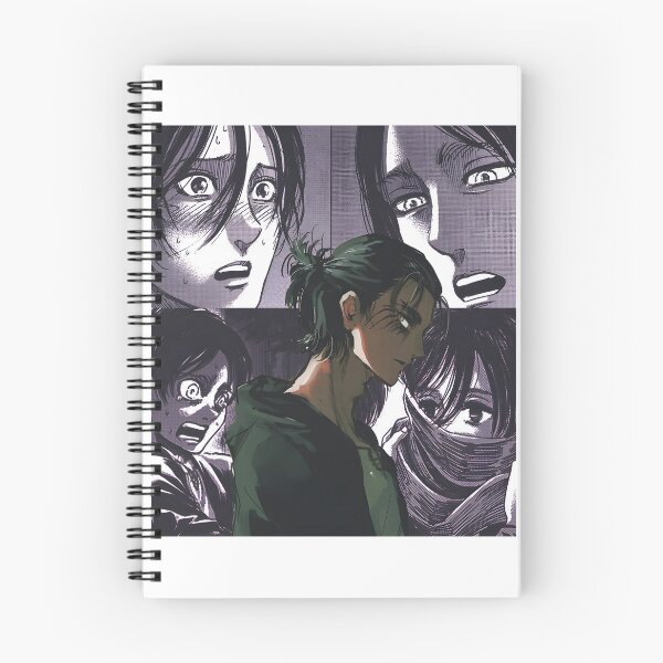 Item preview, Eren and Mikasa Manga Style Illustration PNG Artwork designed and sold by StrangeDesigns.