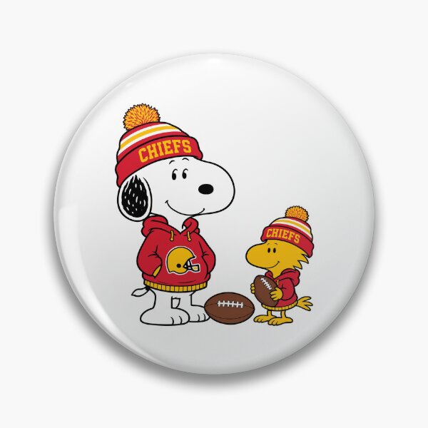 Item preview, Snoopy & Woodstock Kansas City Chiefs Football Retro F238 designed and sold by GLUVY-THEME.