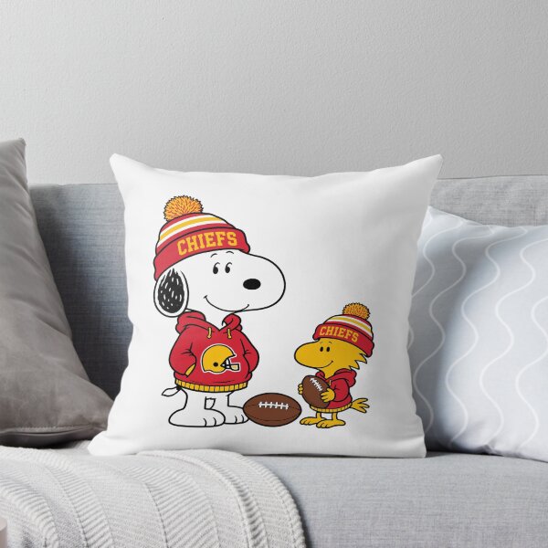 Item preview, Snoopy & Woodstock Kansas City Chiefs Football Retro F238 designed and sold by GLUVY-THEME.