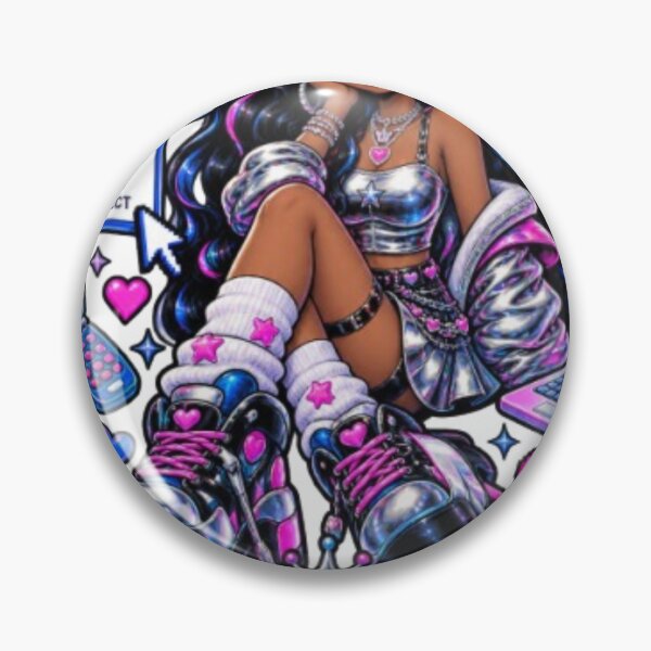 Item preview, Internet Princess Y2K Cybercore Retro Tech Girl designed and sold by EssentialsWear.