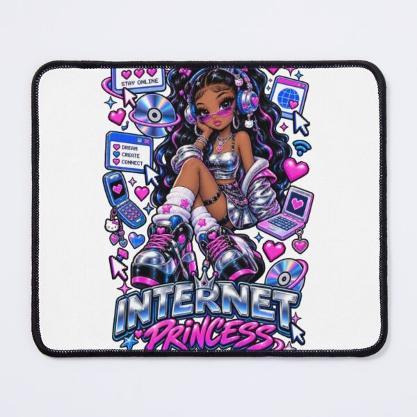 Item preview, Internet Princess Y2K Cybercore Retro Tech Girl designed and sold by EssentialsWear.