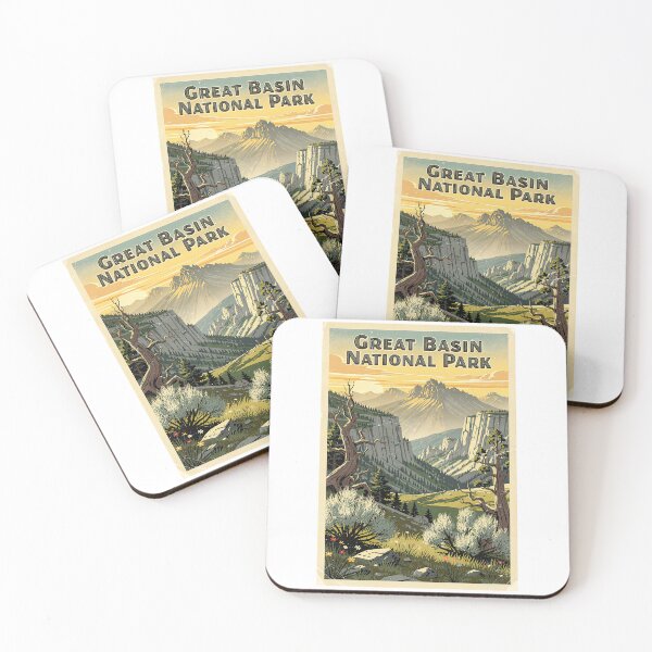 Item preview, Great Basin National Park Vintage Travel Art designed and sold by Teelogic.