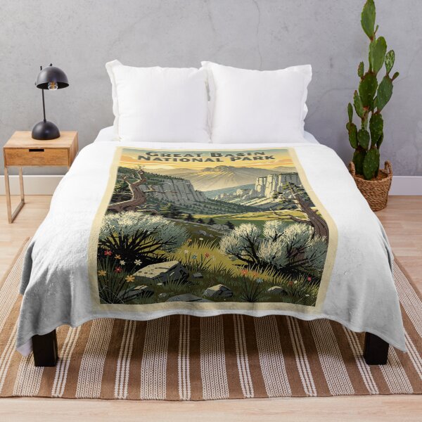 Item preview, Great Basin National Park Vintage Travel Art designed and sold by Teelogic.
