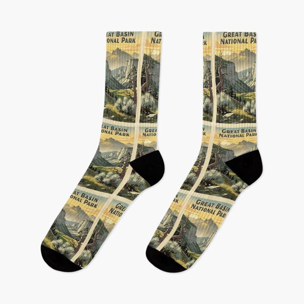 Item preview, Great Basin National Park Vintage Travel Art designed and sold by Teelogic.