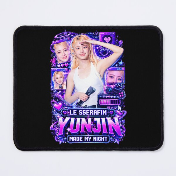 Item preview, Huh Yunjin LE SSERAFIM Made My Night Neon Gamer Graphic designed and sold by Valereekmerch.