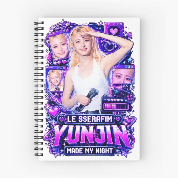 Item preview, Huh Yunjin LE SSERAFIM Made My Night Neon Gamer Graphic designed and sold by Valereekmerch.