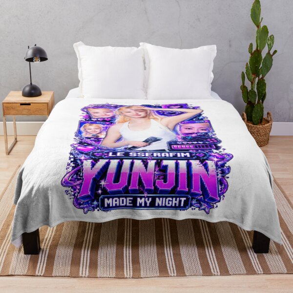 Item preview, Huh Yunjin LE SSERAFIM Made My Night Neon Gamer Graphic designed and sold by Valereekmerch.