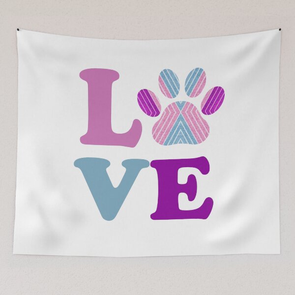 Item preview, Love Animals Dog Paw Cat Paw designed and sold by YuliyaR.