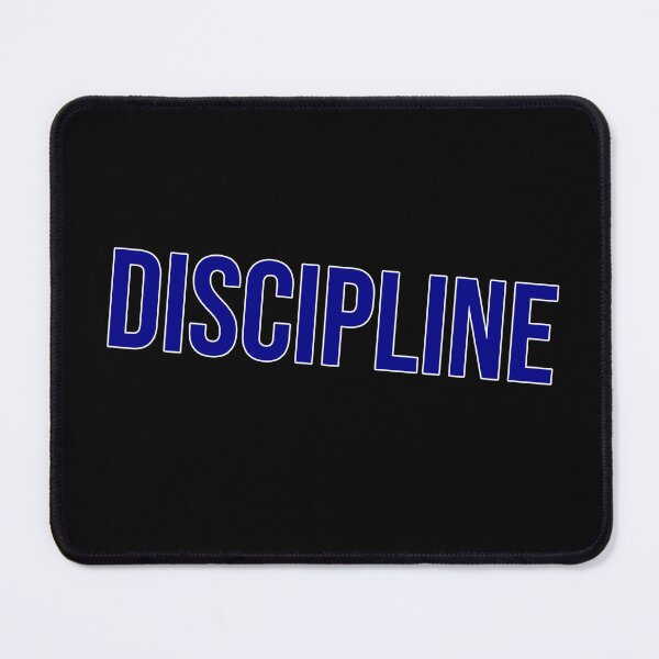 Item preview, Discipline - Bold Motivational Gym Typography designed and sold by MA-Apparel.