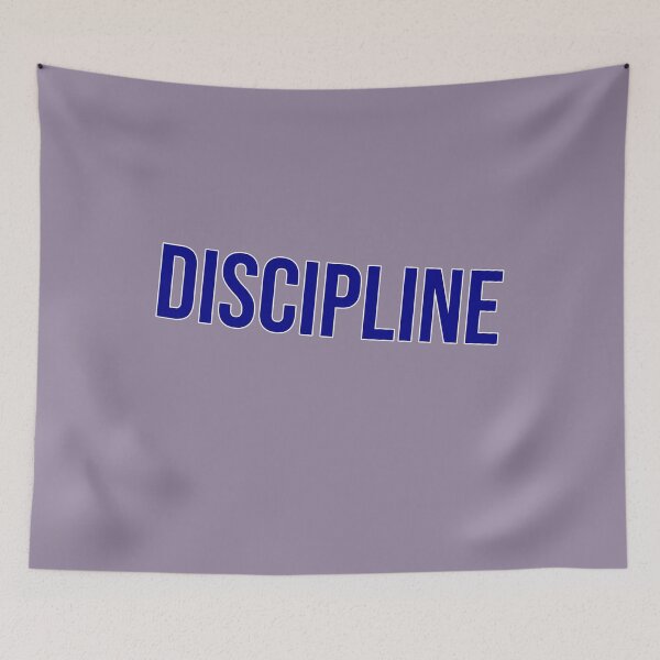 Item preview, Discipline - Bold Motivational Gym Typography designed and sold by MA-Apparel.
