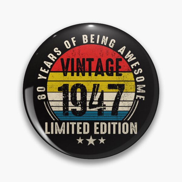 Item preview, Vintage 1947, 79th Birthday Gift Distressed Design Funny designed and sold by FernaRoje.