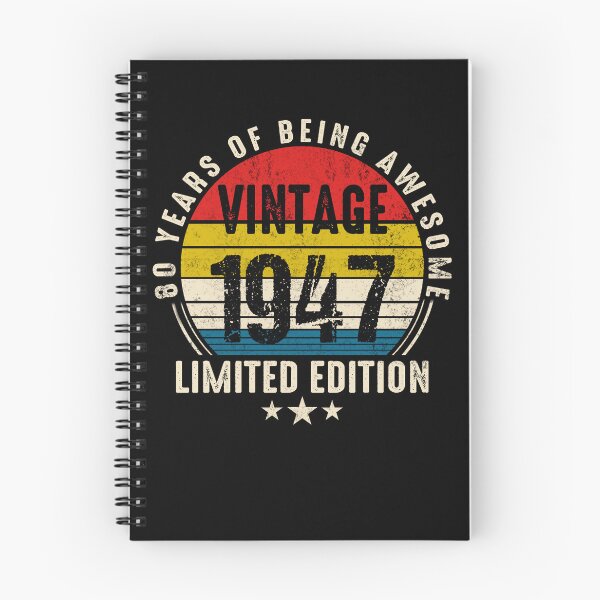 Item preview, Vintage 1947, 79th Birthday Gift Distressed Design Funny designed and sold by FernaRoje.