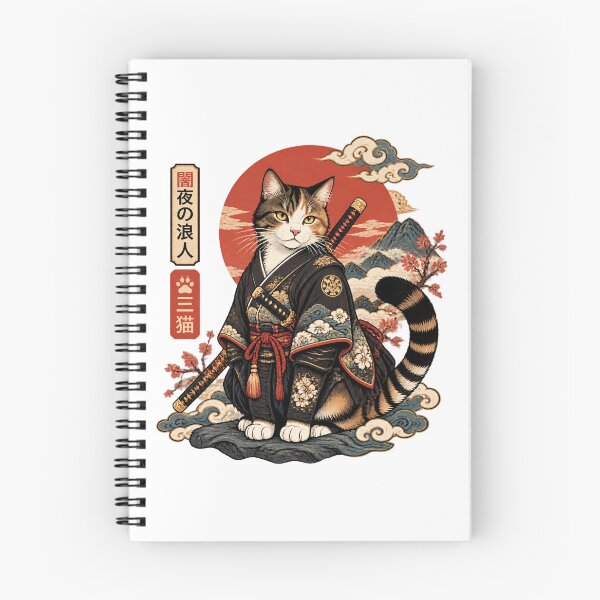 Item preview, Ronin Cat Illustration Inspired by Samurai Culture and Japanese Art designed and sold by tracktech.
