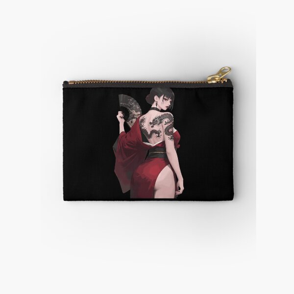 Item preview, Dragon Tattoo Kimono Girl Anime Art designed and sold by Tattiana02ac.