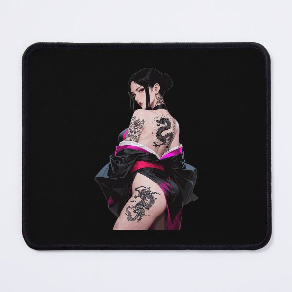 Item preview, Dragon Tattoo Woman Art designed and sold by p3bi3sK8Dc.
