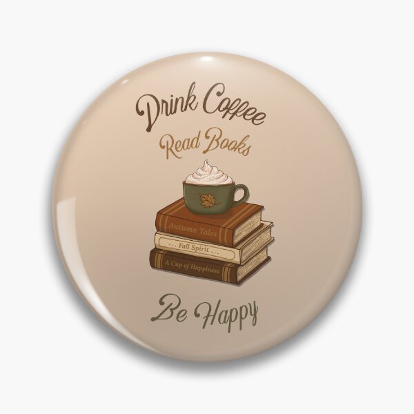 Item preview, A Cup of Coffee On a Stack Of Books!  designed and sold by Hello-Cuties.