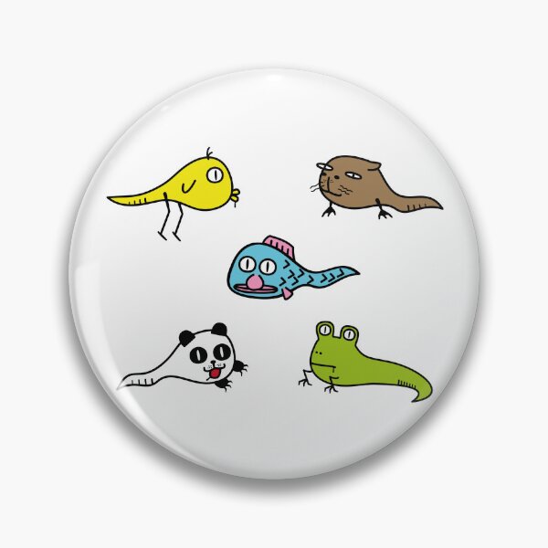 Item preview, Cute Obake Ghost Collection – Funny Chick Capybara Fish Panda Frog Gift for Animal Lovers designed and sold by Wurstlady.