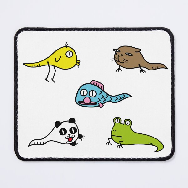 Item preview, Cute Obake Ghost Collection – Funny Chick Capybara Fish Panda Frog Gift for Animal Lovers designed and sold by Wurstlady.