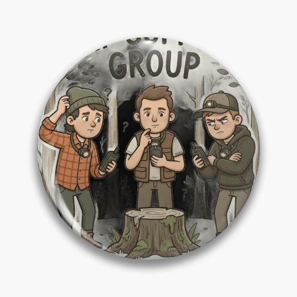 Item preview, DNF Support Group - Geocaching Humorous Illustration designed and sold by mnkyride.