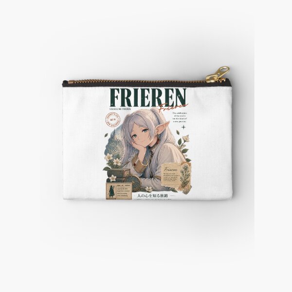 Item preview, Frieren Vintage Anime Aesthetic Magazine Cover Art Design designed and sold by tracktech.