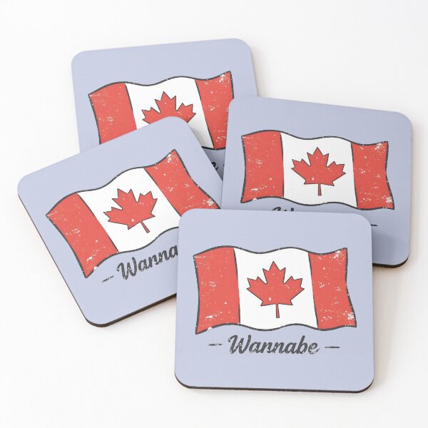 Item preview, Canadian Wannabe Cute Canada Flag designed and sold by HowToCanadian.
