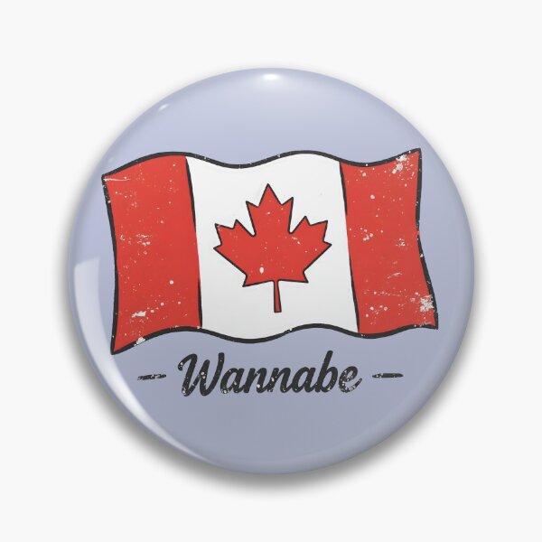 Item preview, Canadian Wannabe Cute Canada Flag designed and sold by HowToCanadian.