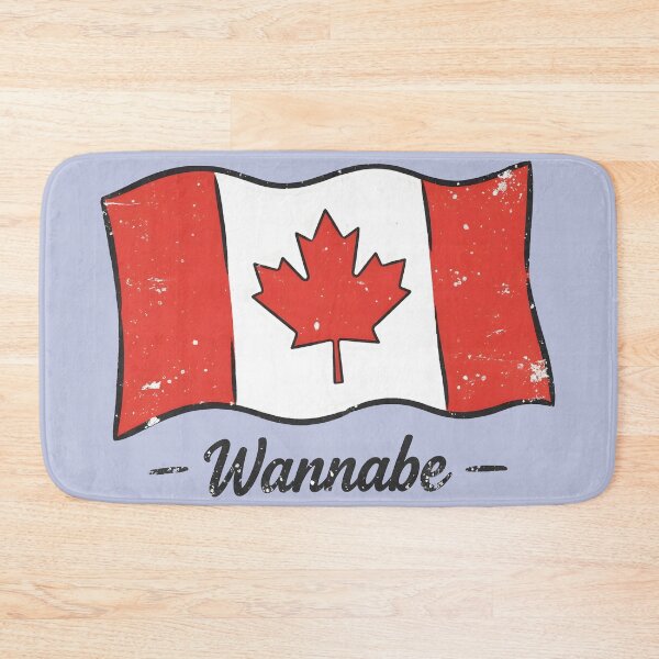 Item preview, Canadian Wannabe Cute Canada Flag designed and sold by HowToCanadian.