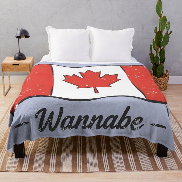 Item preview, Canadian Wannabe Cute Canada Flag designed and sold by HowToCanadian.