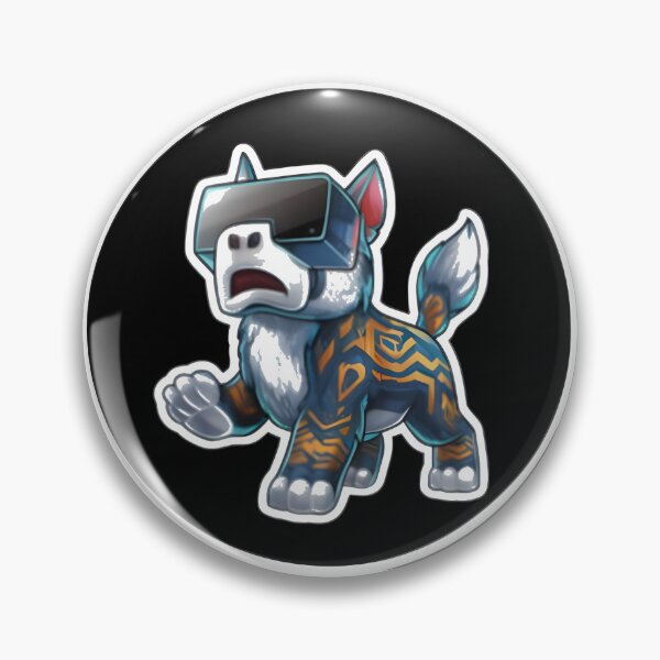 Item preview, Roblox Inspired Dog VR Gaming Virtual Reality Design designed and sold by Bakisto.