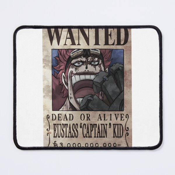 Item preview, Eustass Kid Wanted Poster Inspired Anime Pirate Design designed and sold by StrangeDesigns.