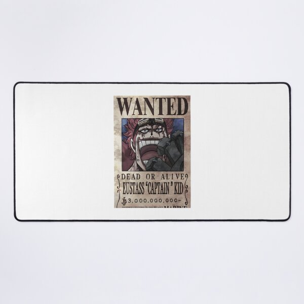 Item preview, Eustass Kid Wanted Poster Inspired Anime Pirate Design designed and sold by StrangeDesigns.
