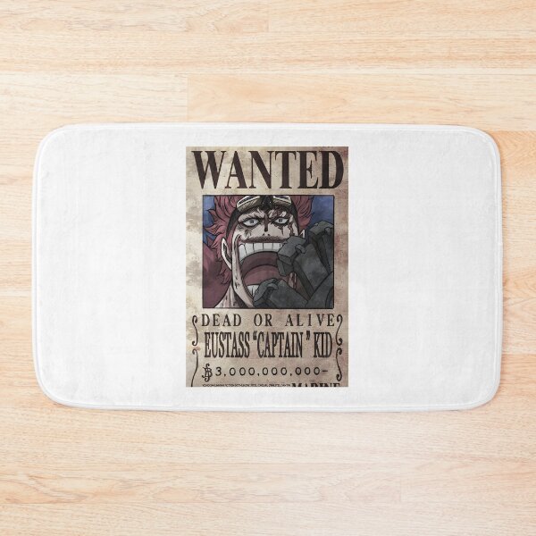Item preview, Eustass Kid Wanted Poster Inspired Anime Pirate Design designed and sold by StrangeDesigns.