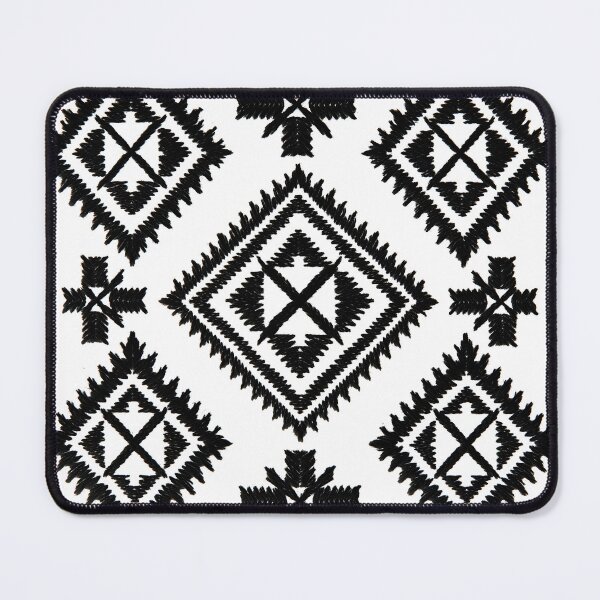 Item preview, Monochrome Ukrainian Cross Stitch Ethnic Geometric Pattern designed and sold by Holub Art Studio & design.