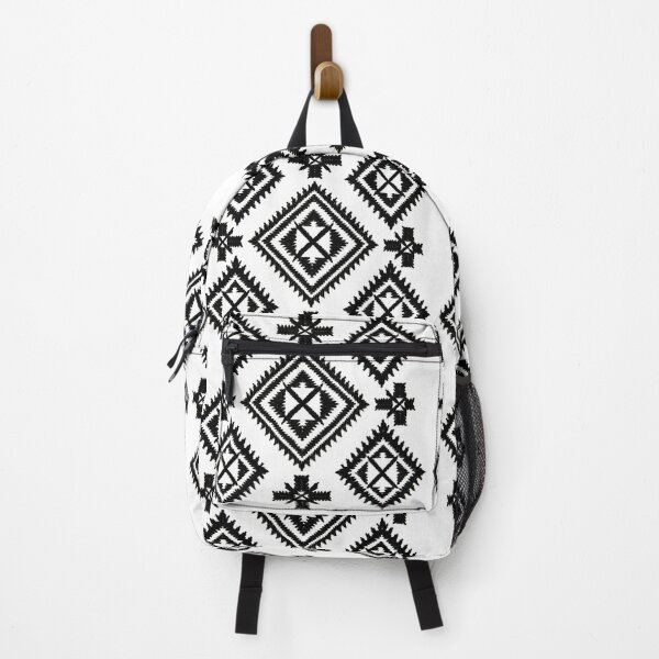 Item preview, Monochrome Ukrainian Cross Stitch Ethnic Geometric Pattern designed and sold by Holub Art Studio & design.