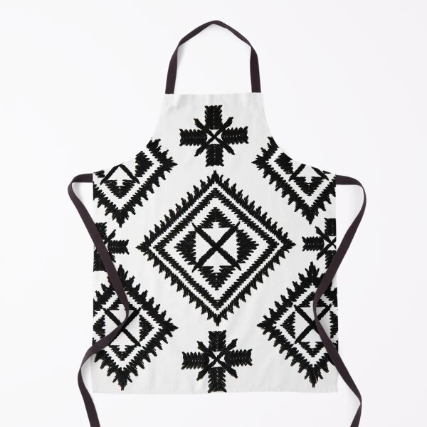 Item preview, Monochrome Ukrainian Cross Stitch Ethnic Geometric Pattern designed and sold by Holub Art Studio & design.