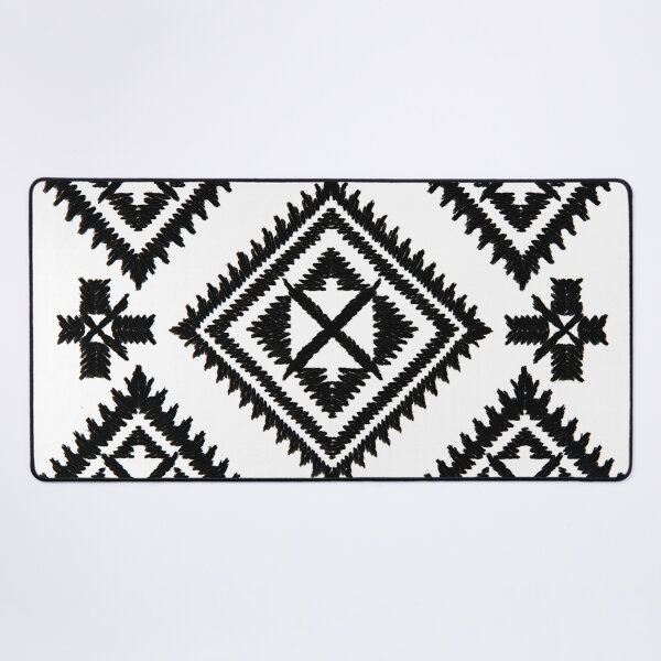 Item preview, Monochrome Ukrainian Cross Stitch Ethnic Geometric Pattern designed and sold by Holub Art Studio & design.