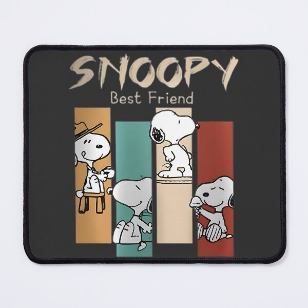 Item preview, Snoopy Best Friend Retro Vertical Panels Vintage Style Artwork designed and sold by Trendy Tee.