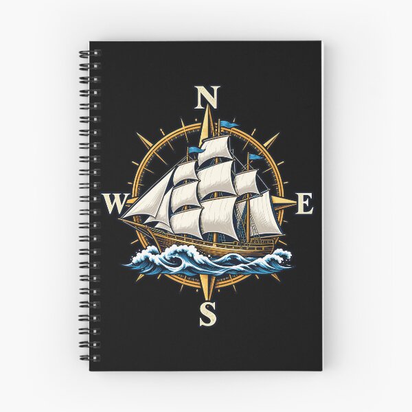 Item preview, Compass Sailing Ship Boat Sailor Nautic designed and sold by stmpdwrld.