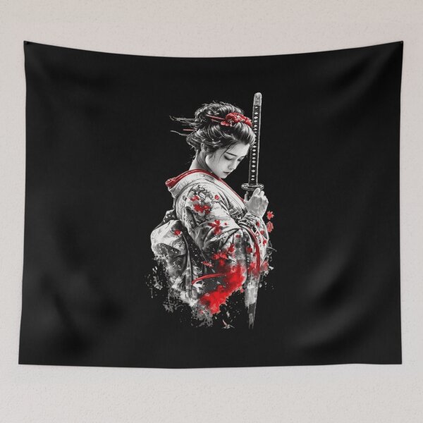 Item preview, Elegant Japanese Warrior Art designed and sold by ynnVonarx24.