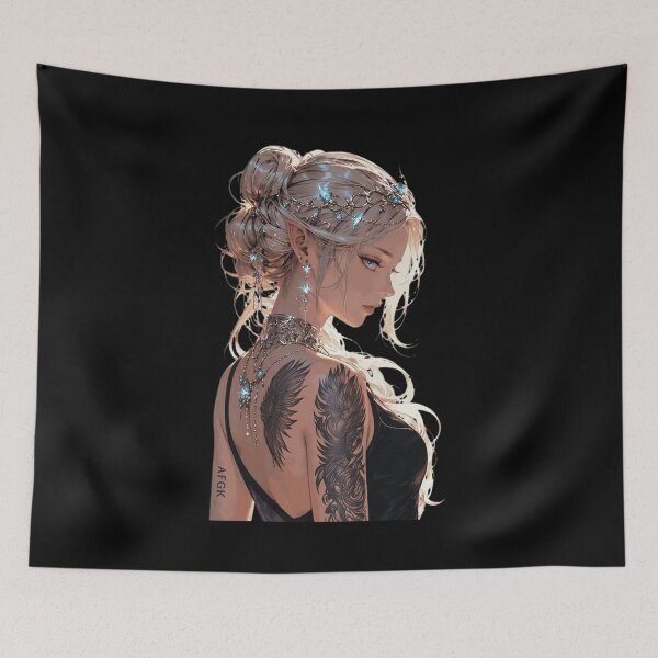 Item preview, Elegant Fantasy Elf Portrait Art designed and sold by p3bi3sK8Dc.