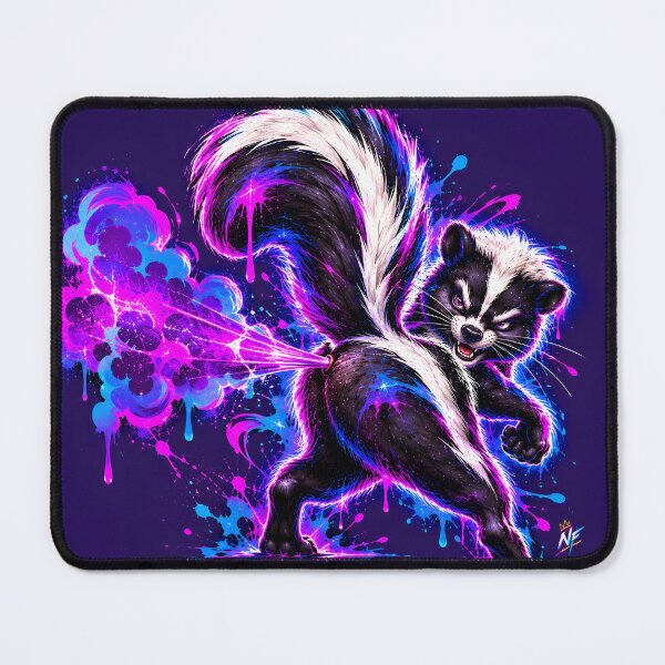 Item preview, Mischievous Skunk Spraying Electric Cloud designed and sold by srangiem-cc.