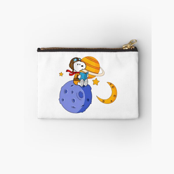 Item preview, Snoopy Relaxing and Reading a Book on the Moon Illustration designed and sold by Trendy Tee.