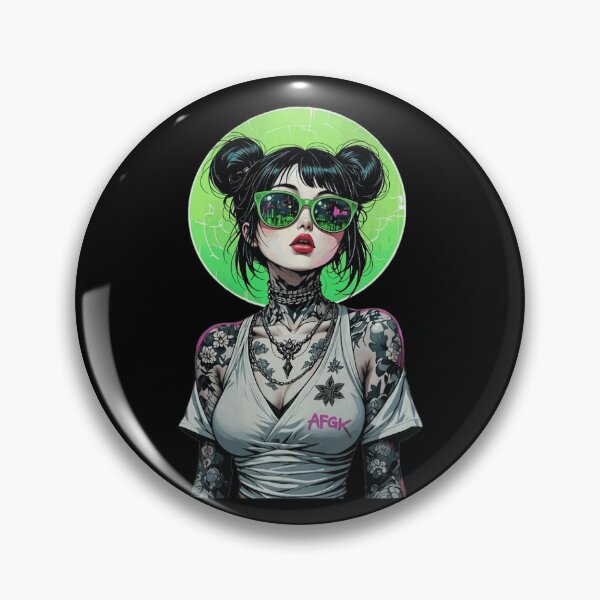 Item preview, Cool Anime Girl Tattooed Streetwear designed and sold by Weekly19.