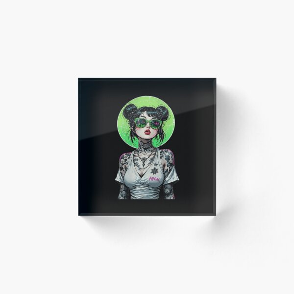 Artikelvorschau, Cooles Anime-Mädchen-Tattoo-Streetwear-Outfit entworfen und verkauft von Weekly19.