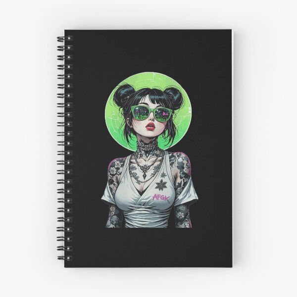 Item preview, Cool Anime Girl Tattooed Streetwear designed and sold by Weekly19.