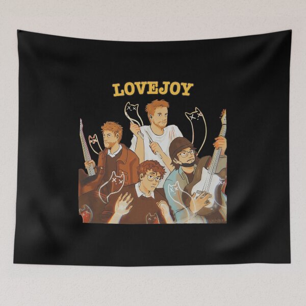 Item preview, Lovejoy Indie Band Illustration with Ghost Cats designed and sold by CHRIRAWFORD1.