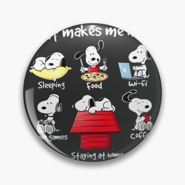 Item preview, Snoopy Inspired Happy Place Daily Essentials Design designed and sold by Trendy Tee.