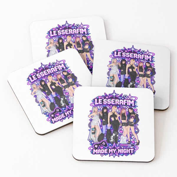Item preview,  LE SSERAFIM Made My Night Neon Digital Futuristic Kpop Merch designed and sold by Valereekmerch.