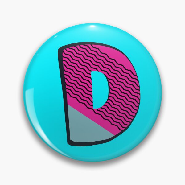 Item preview, Pop Art Letter D - Initial design of the Letter D designed and sold by Fun Funky Designs.