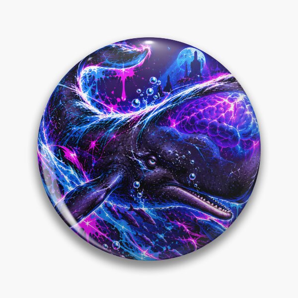 Item preview, Cosmic Sperm Whale Hunting Giant Squid in Deep Sea designed and sold by srangiem-cc.
